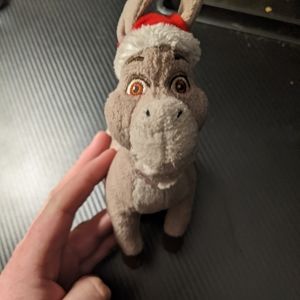 Donkey Christmas Beanie Baby